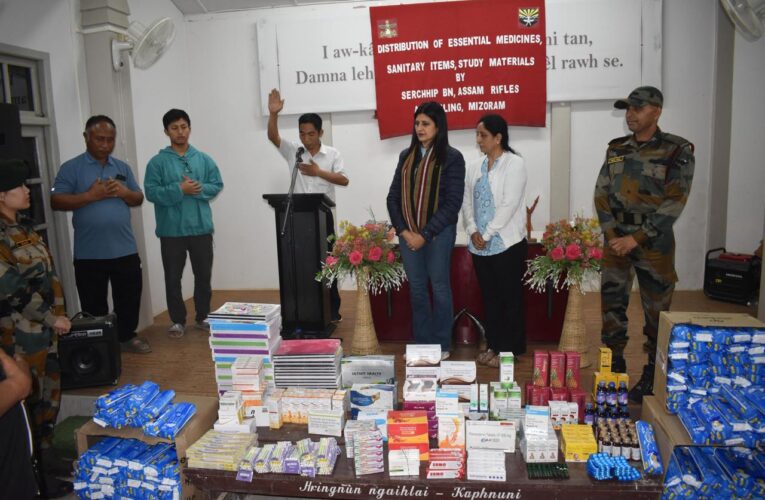 Assam Rifles Conducts Community Welfare Program in Mizoram to Support Local
