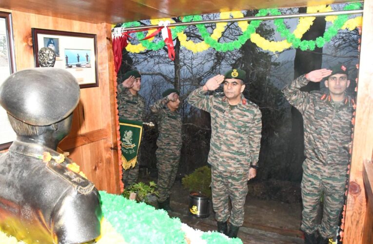 Indian Army’s Spear Corps Inaugurates Memorial Honoring 1962 War Hero Lt. Bikram Singh at Walong