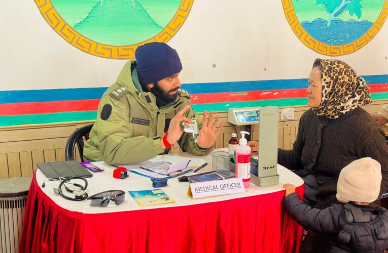 Indian Army Organizes Comprehensive Medical Camp for Border Community in Tharuk Village