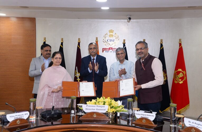 CISF Partners with Ministry of AYUSH to Integrate Yoga and Ayurveda for Personnel Wellness