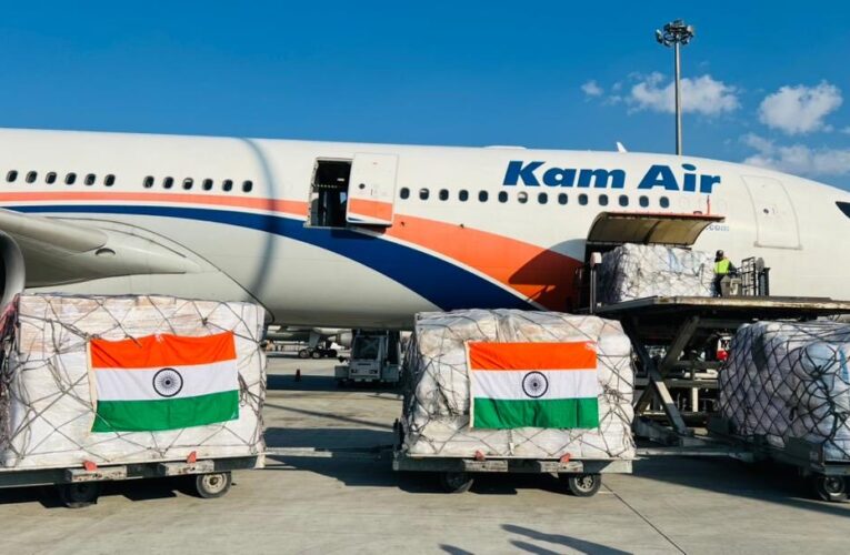 India Dispatches 2.5 Tons of Emergency Medical Aid to Kabul