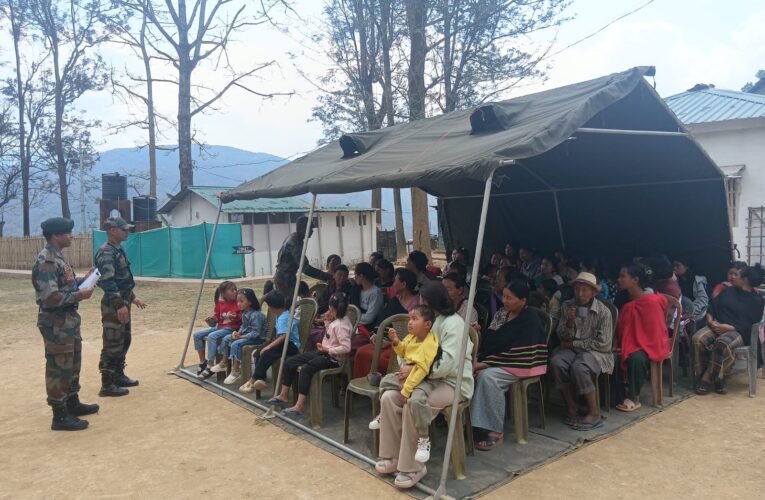 Assam Rifles Hosts Vital National Vaccination Day Awareness Program for Nagaland Communities