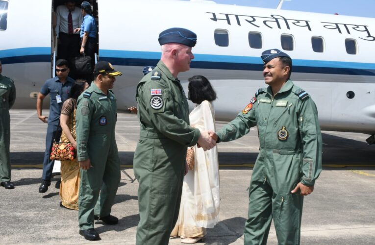 RAF Chief Sir Harv Smyth Visits Gwalior Air Force Station to Bolster India-UK Defense Ties