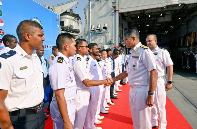 IOS SAGAR 2026: Rear Admiral Prakash Gopalan Commends International Crew Synergy at Kochi