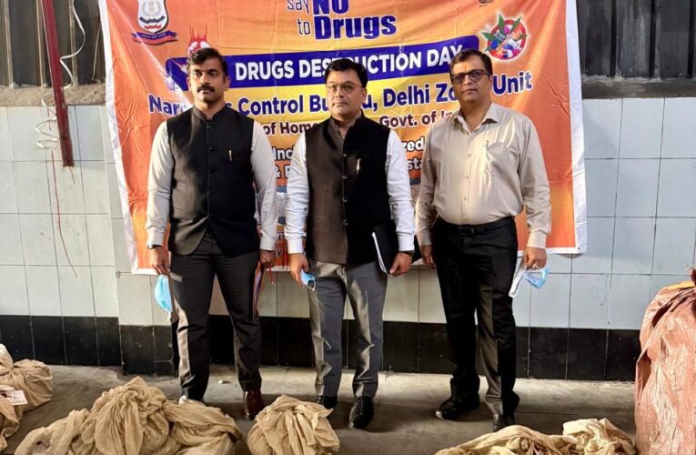 NCB Destroys Narcotics Worth Over Rs 212 Crore in Delhi to Reinforce ‘Drug-Free India’ Mission