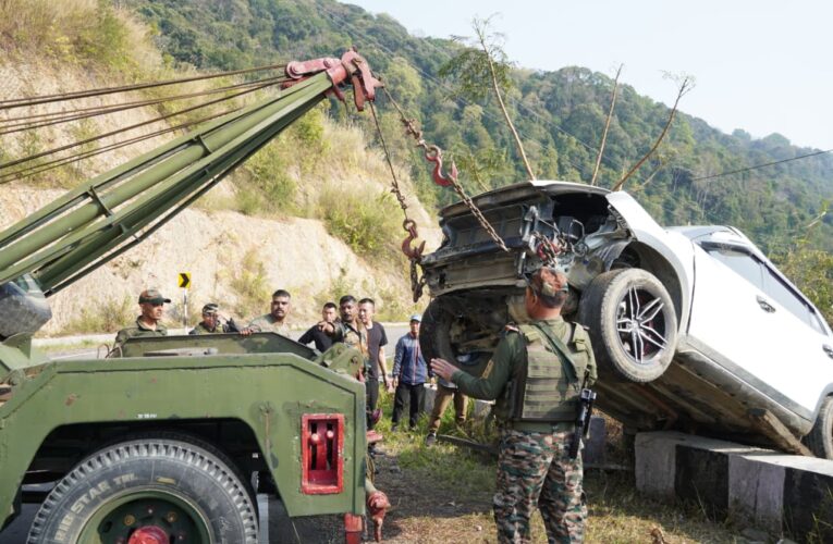 Assam Rifles Executes Swift Recovery of Civilian Vehicle in Tamenglong, Manipur​