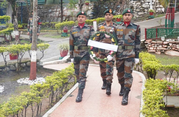 Assam Rifles Honors Braveheart Rifleman Til Bahadur Gurung with Solemn Wreath-Laying Ceremony