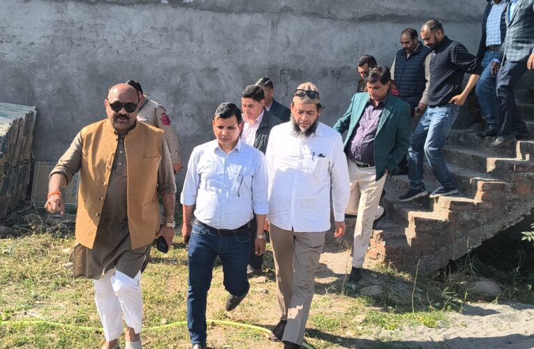J&K Deputy CM Surinder Choudhary Accelerates Nowshera Development: Spot Inspections and Public Grievance Redressal Drive