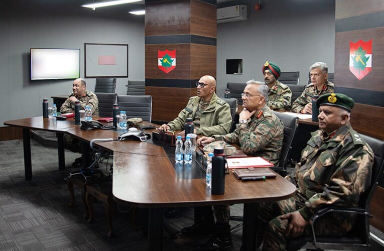 Northern Army Commander Review in Srinagar: Lt Gen Pratik Sharma Assesses Kashmir Security Posture