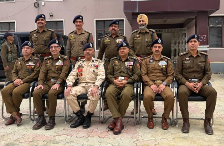J&K DGP Nalin Prabhat Reviews Counter-Terror Operations and Security in Awantipora