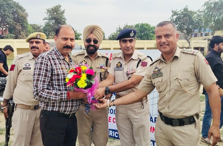 Jammu Police Concludes Civic Action Programme Volleyball Tournament in Bishnah