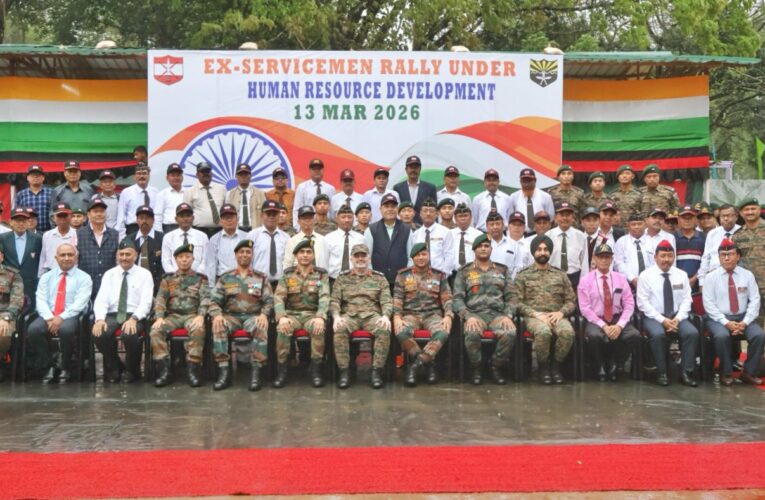 Assam Rifles honours Veterans with mega ex- servicemen rally at Silchar