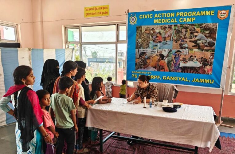 CRPF 76 Battalion Hosts Free Medical Camp and Wellness Drive at Channi Rama