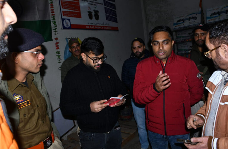 Crackdown on LPG Misuse: DC Rajouri Seizes 35 Domestic Cylinders in District-Wide Surprise Inspection