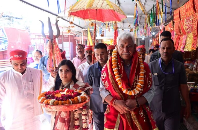 LG Flags Off 24th Pracheen Marg Pavitra Chhari Yatra from Kol Kandoli Temple