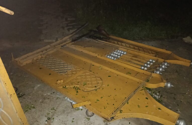 Suspicious Blast Damages gate of  Ex-Sarpanch’s House in Samba; Police Launch Investigation