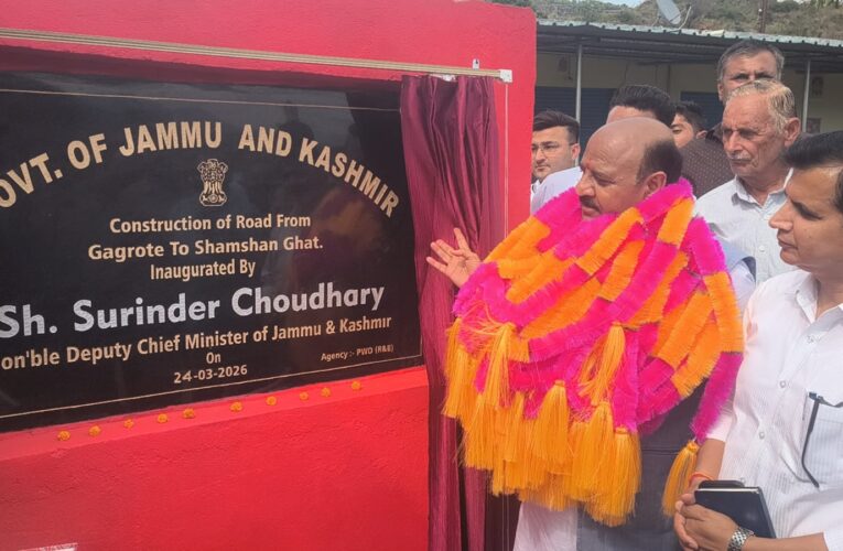 Nowshera Development Surge: Deputy CM Surinder Choudhary Inaugurates Key Infrastructure and Employment Projects​