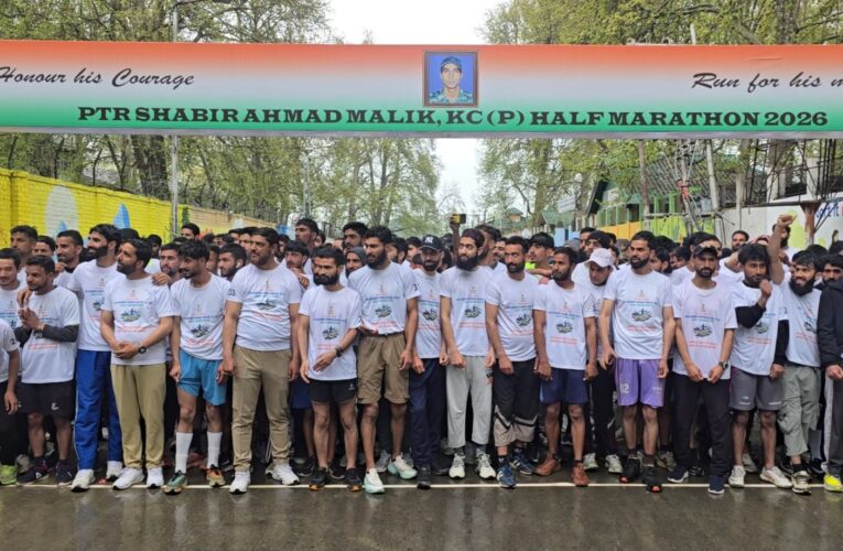 Indian Army organised Half Marathon In Ganderbal