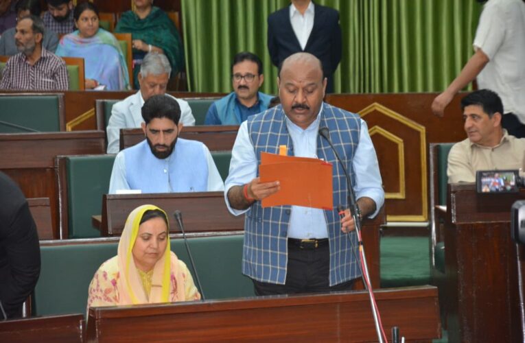 J&K Assembly Highlights: Major Infrastructure Deadlines and Environmental Initiatives Revealed During Question Hour