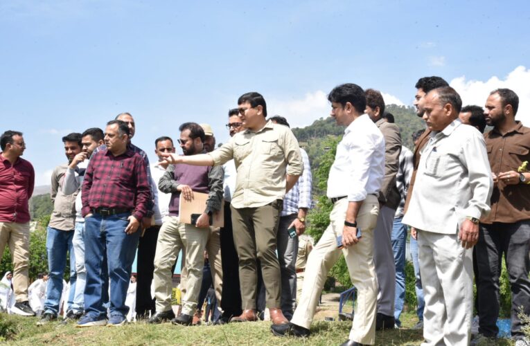 DC Udhampur Inspects Developmental Projects During Extensive Tour of Sub-Division Chenani