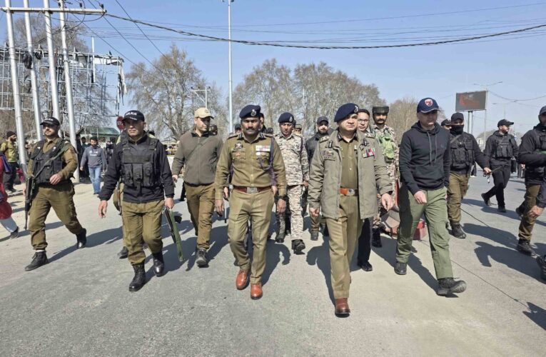 J&K Police Chief Nalin Prabhat and IGP Kashmir Review Security Amid Surging Pro-Iran Protests in Srinagar