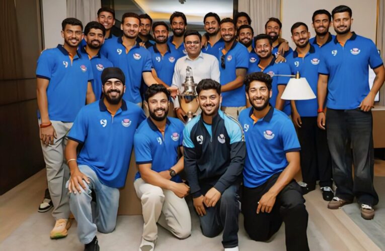 Jay Shah Honors Jammu & Kashmir Team After Historic Ranji Trophy Title