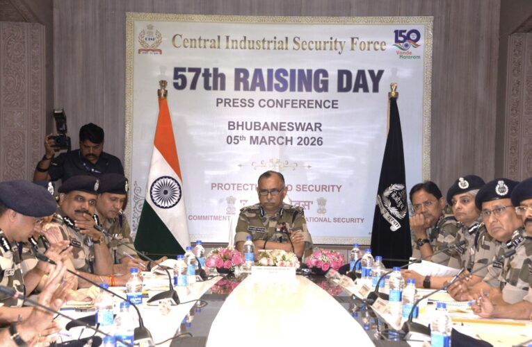 CISF Chief Praveer Ranjan Chairs Senior Officers’ Conference 2026 in Bhubaneswar