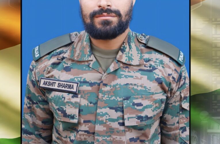 White Knight Corps Honors Sepoy Akshit Sharma Following Supreme Sacrifice During Training