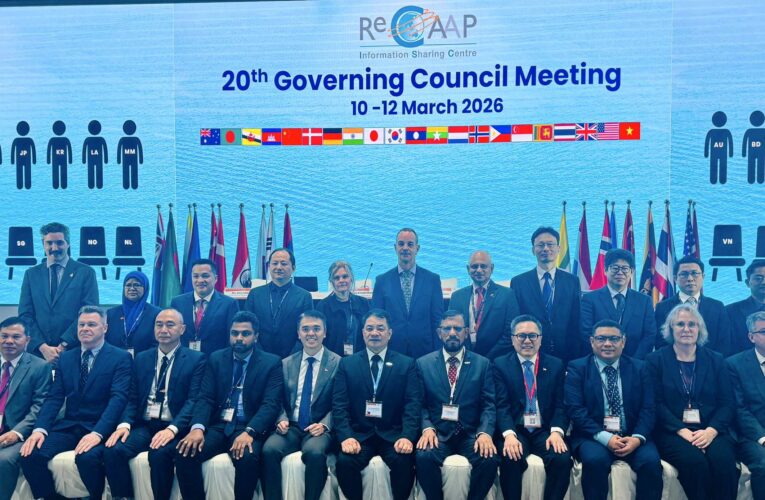 Indian Coast Guard Director General Leads High-Level Delegation to 20th ReCAAP Governing Council Meeting in Singapore