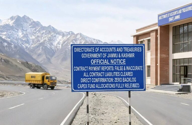 Jammu & Kashmir DGAT Dismisses Reports of Contract Payment Delays; Confirms Zero Backlog