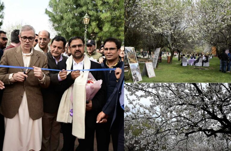 Chief Minister Omar Abdullah Launches Almond Blossom Festival 2026 and E-Ticketing Portal at Badamwari