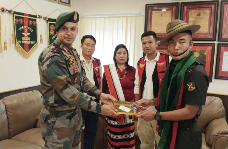 Assam Rifles Honours Newly Commissioned Officer Lt Wikhamlubou Pamei in Mantripukhri, Manipur