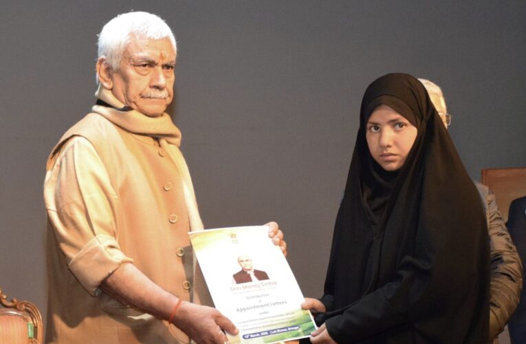 Justice for Families of Those Felled by Terrorists: LG Sinha Distributes Appointment Letters in Srinagar