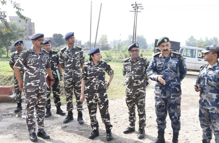 Border Security Boost: ADG SSB Rekha Lohani Reviews Indo-Nepal Border Preparedness in Sitamarhi
