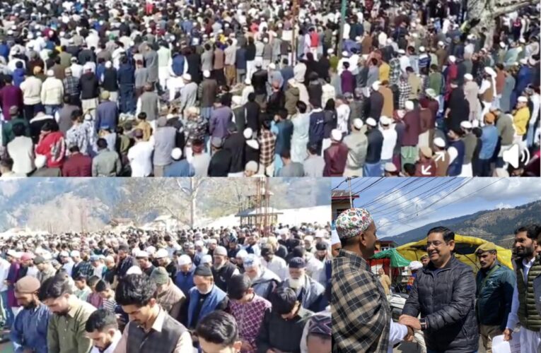 Eid-ul-Fitr 2026: Bhaderwah Radiates Unity and Devotion as Massive Congregations Mark Festive Celebrations