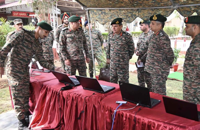 Konark Corps Commander Reviews Battle Axe Division’s Operational Readiness in Alwar