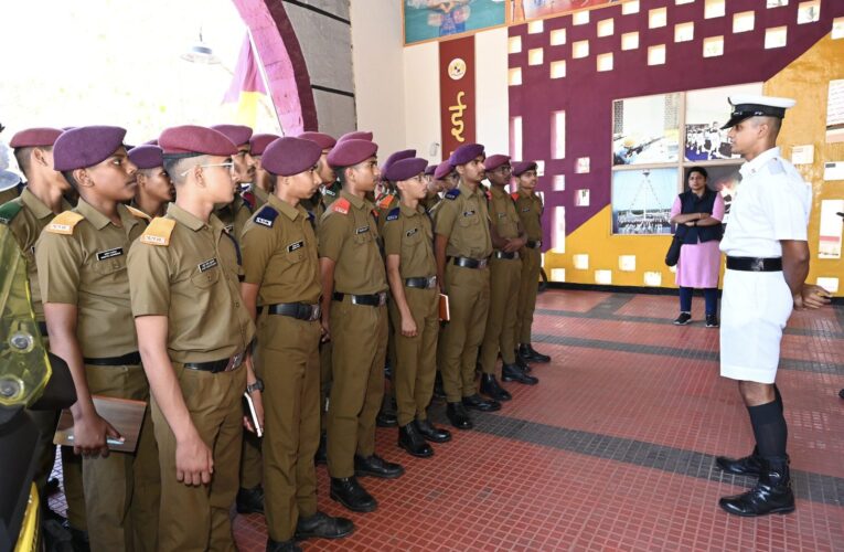 Sainik School Chandrapur Cadets Explore Career Opportunities at Indian Naval Academy