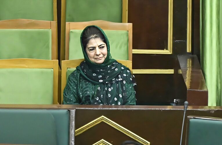 Mehbooba Mufti visit to Jammu and Kashmir Legislative Assembly After Seven-Year Gap​