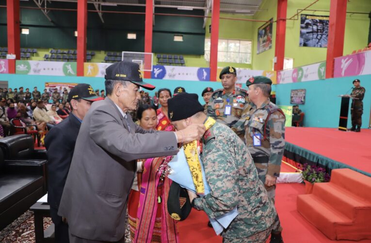 Assam Rifles Honors Ex-Servicemen at Veterans Day Celebration in Shillong