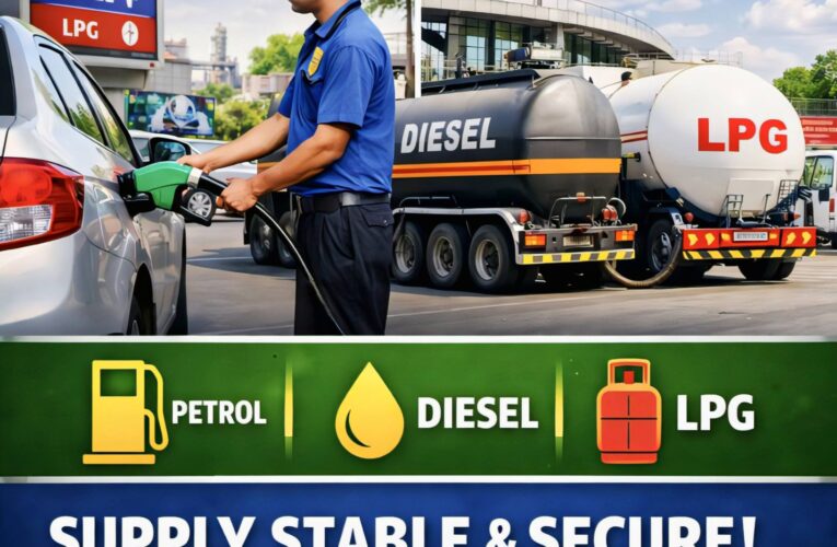 India Confirms Energy Security: No Shortage of Petrol, Diesel, or LPG Nationwide