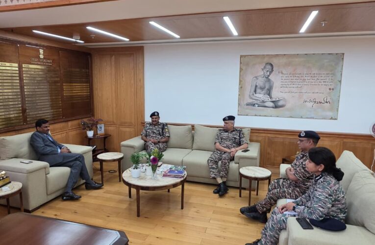 DG CRPF Meets Top Assam Officials to Strategize Security for 2026 Assembly Elections