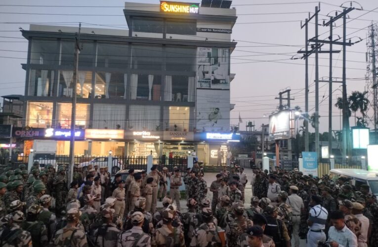 Joint Security Forces Conduct Strategic Review and Flag March Ahead of Elections in Chirang, Assam