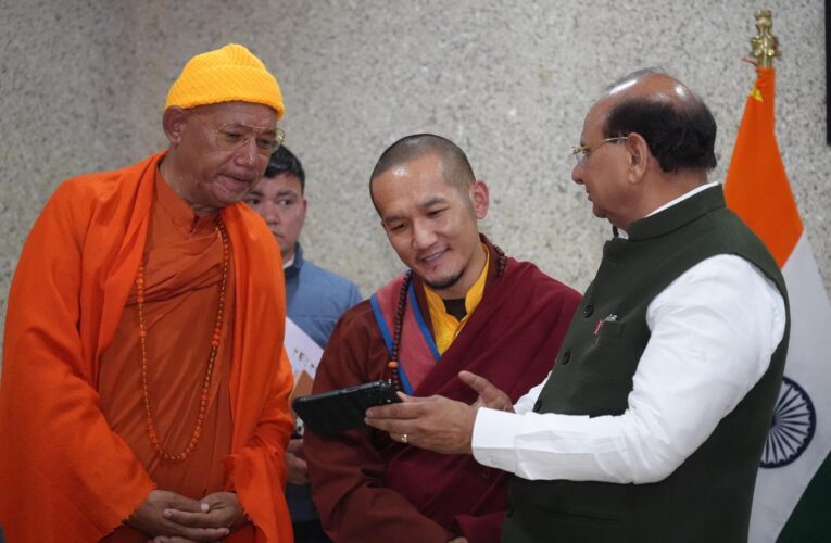 Ladakh L-G VK Saxena Reviews Preparations for Sacred Buddha Relics Exposition in Leh and Zanskar