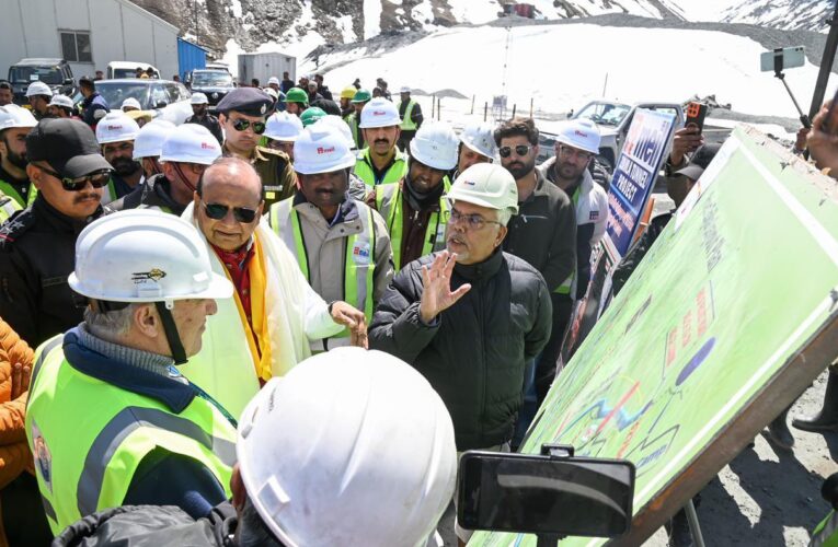 LG Ladakh Reviews Zoji La Tunnel Progress: Calls for Expedited All-Weather Connectivity