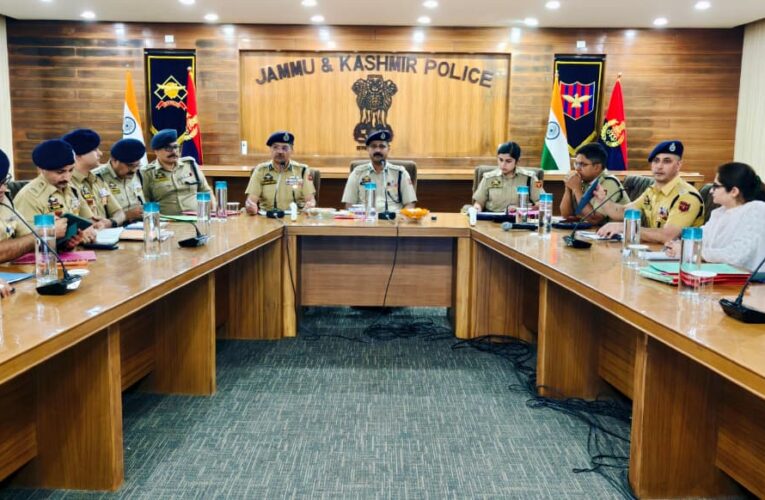 DIG Shridhar Patil Leads Security and Crime Review Meeting in Jammu