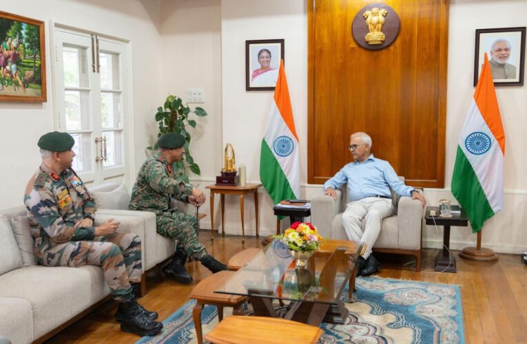 Assam Rifles Director General Meets Manipur Governor To Discuss Regional Security And Stability
