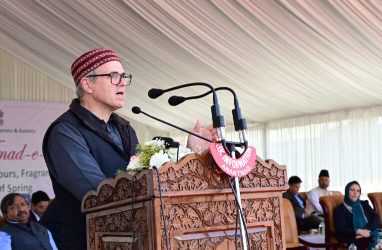 Chief Minister Omar Abdullah Launches Spring Festival To Mark New Era Of Growth In Anantnag