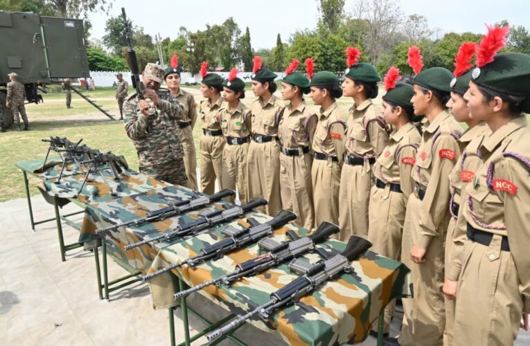 NCC Girl Cadets from Kathua Visit Dhangu Military Station to Explore Indian Army Careers