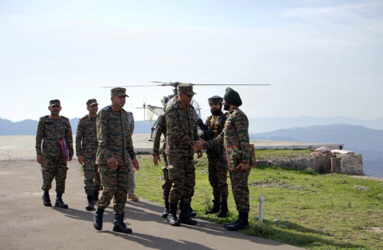 White Knight Corps GOC Reviews Security and Operational Readiness in Kalakote