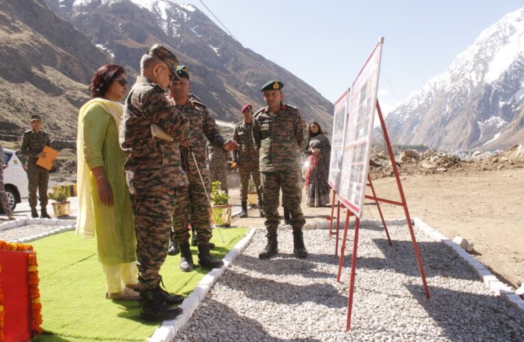 Chief of Defence Staff General Anil Chauhan Lays Foundation Stone for Shaurya Cultural Centre in Mana